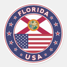 Florida Runt Klistermärke
