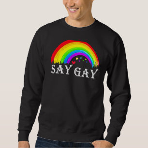 Florida säger att Gay Dagaily Protection Queer Pro Lång Ärmad Tröja