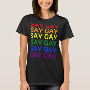 Florida säger att Gay Lgbt-Pridet Flagga Proud L T Shirt