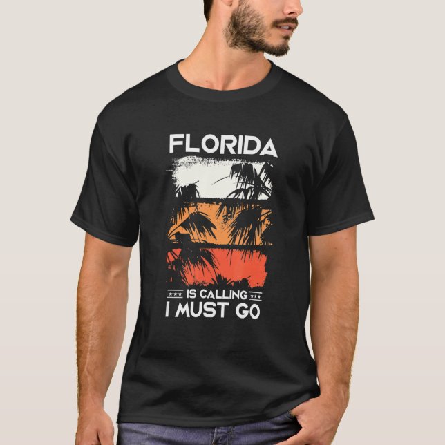 Florida säger att jag måste resa med Vacacing. T Shirt (Framsida)
