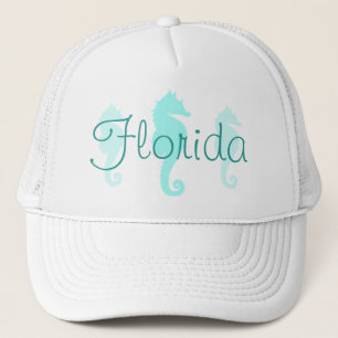 Florida Sea Horse Hat Truckerkeps