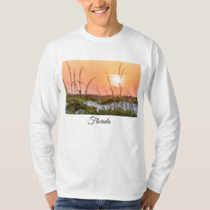 Florida Sea Oats Sunrise Långärmad Shirt T