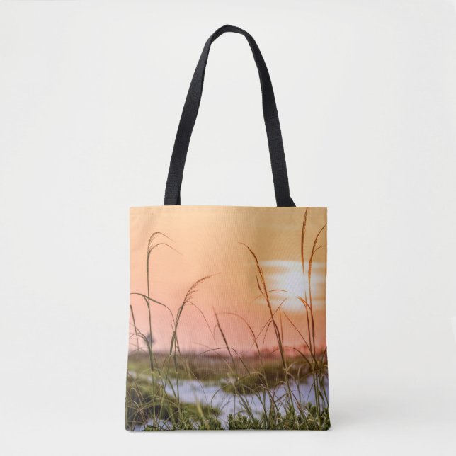 Florida Sea Oats Sunrise Tygkasse (Framsida)