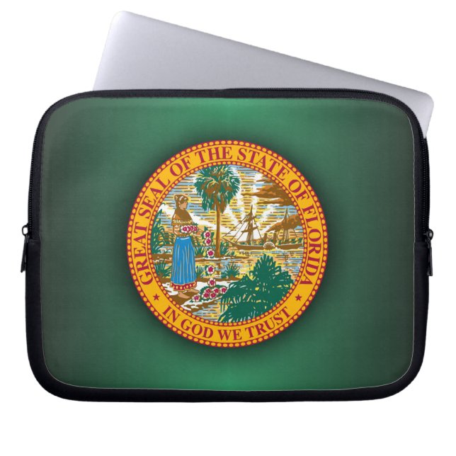Florida Seal Laptop Sleeve (Framsidan)