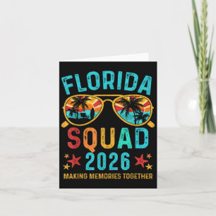 Florida Semester Lag 2026 Familj Matchande Vintag Kort