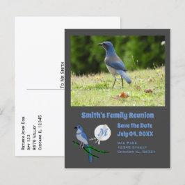 Florida Skryssb Jay Family Reunion Monogram Photo Inbjudan Vykort