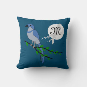 Florida Skryssb Jay Monogram Vapensköld Kudde