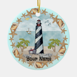 Florida Snäckas Lighthouse Ornament