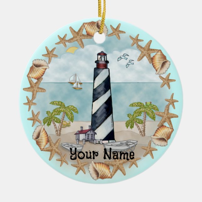 Florida Snäckas Lighthouse Ornament (Framsidan)