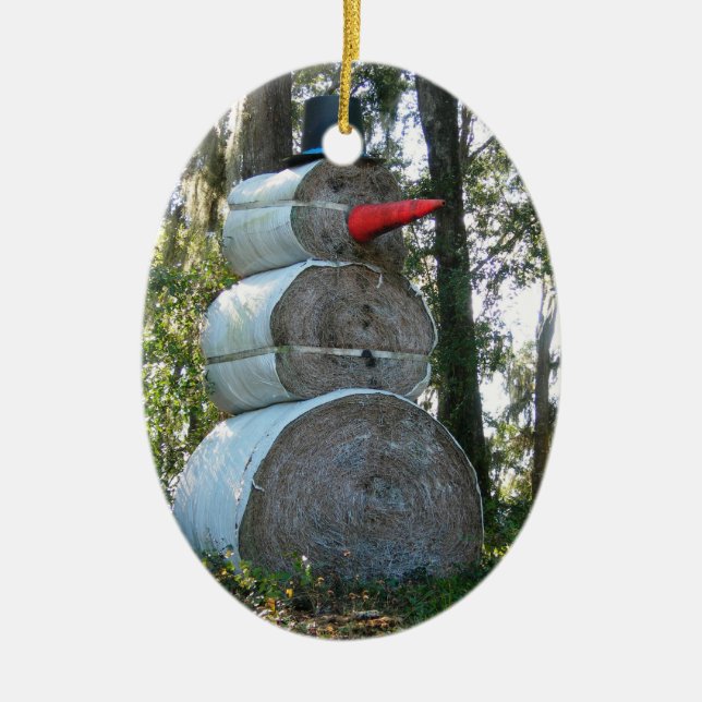 Florida Snögubbe Ornament (Framsidan)