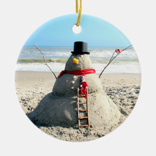 Florida Snögubbe ornament (Framsidan)