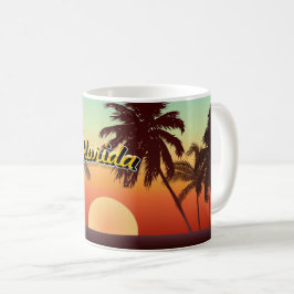 Florida solnedgång kaffemugg