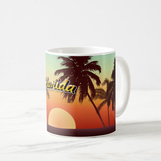Florida solnedgång kaffemugg (Framsida höger)