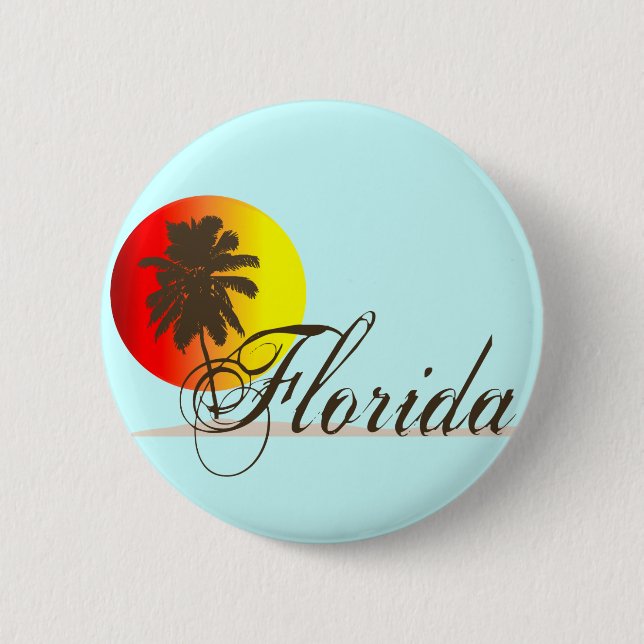 Florida solnedgång knapp (Framsida)