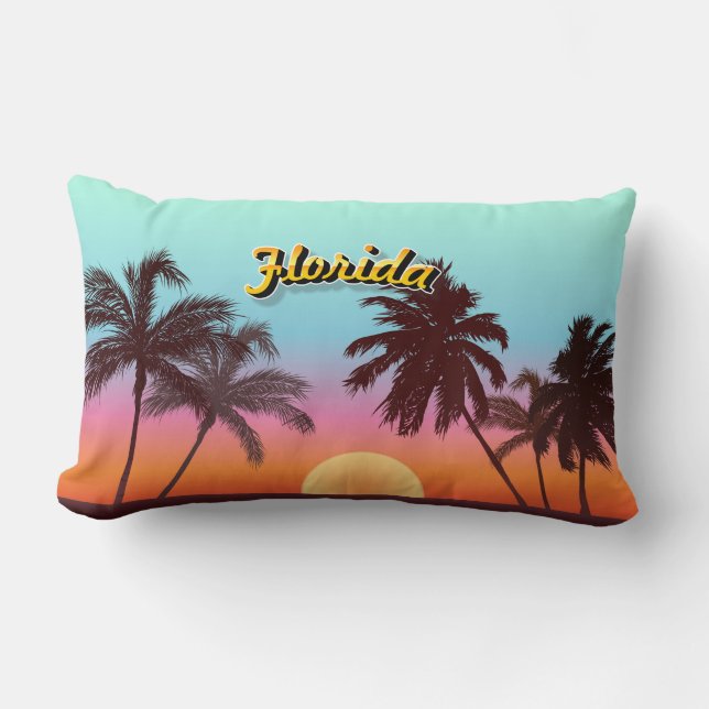 Florida solnedgång lumbarkudde (Framsida)