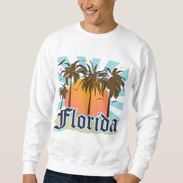 Florida solskenet statliga USA Långärmad Tröja (Framsida)