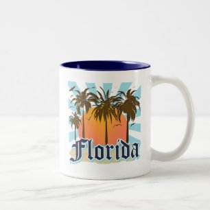 Florida solskenet statliga USA Två-Tonad Mugg