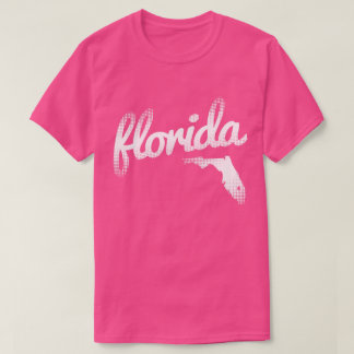 Florida som är statlig i rosor t-shirt