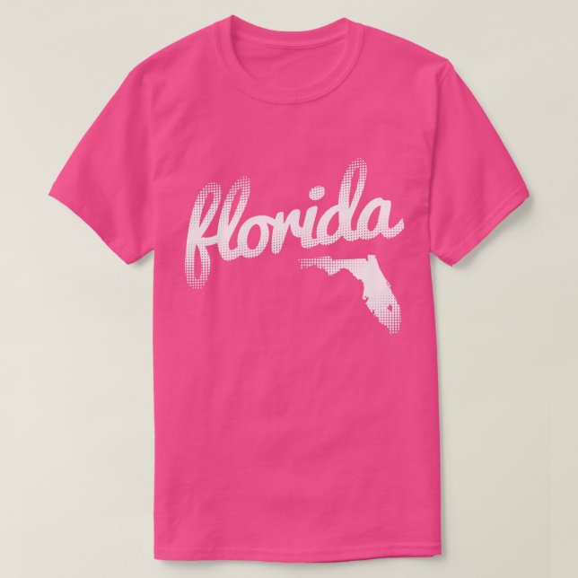 Florida som är statlig i rosor t-shirt (Design framsida)