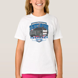 Florida som skyddar och som tjänar som polisbilen t-shirt