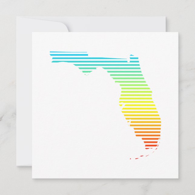Florida sommartoning inbjudningar (Framsida)