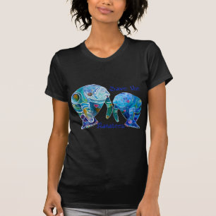 Florida spara manateesna i livliga deppigheter t shirt