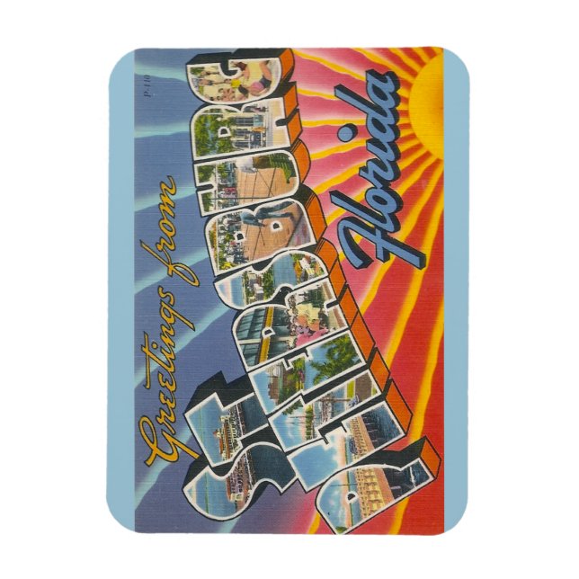 Florida, St. Petersburg Magnet (Vertikal)