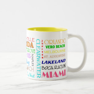 Florida ställenmugg Två-Tonad mugg