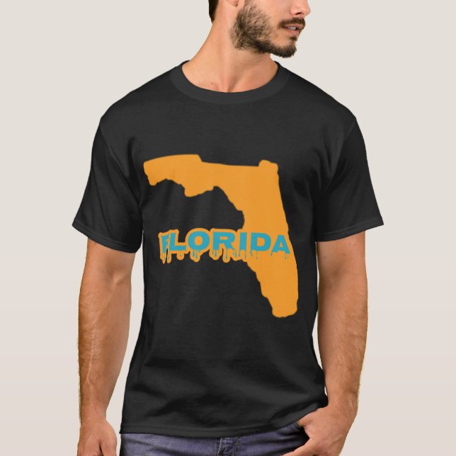 Florida starkt överdimensionerad t shirt (Framsida)