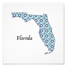 Florida State Art i Ocean Hues