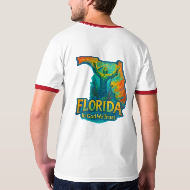 Florida State Artistic T-Shirt – Oil Paint Brush- (Baksida)