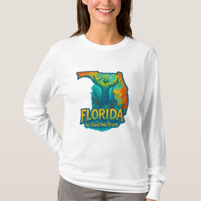 Florida State Artistic T-Shirt – Oil Paint Brush- (Framsida)