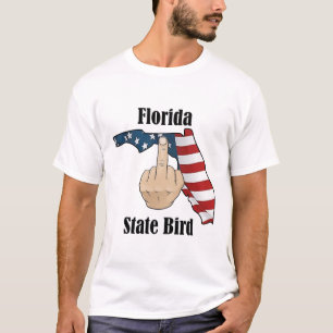 Florida State bird t-shirt mitten finger flagga