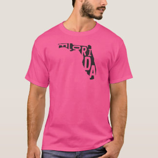 Florida State Design Vintage Florida Bokstavlig Gr T Shirt