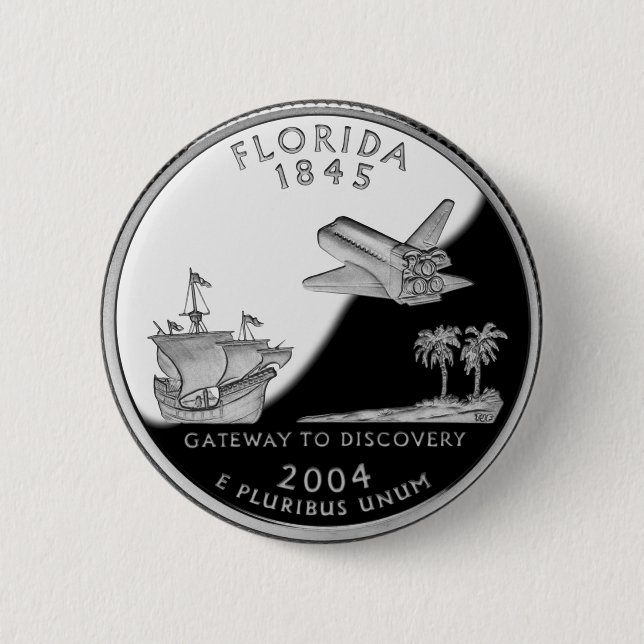 Florida State Faux Quarter Knapp (Framsida)