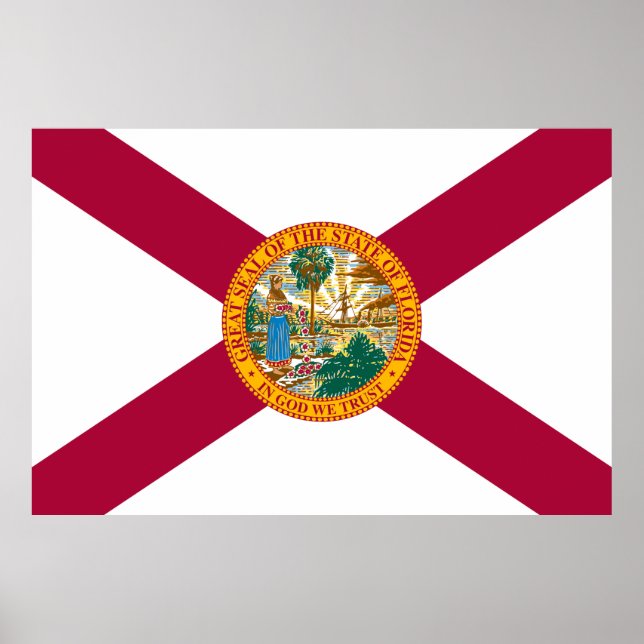 Florida State flag Poster (Framsidan)