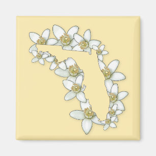 Florida State Flower Magnet