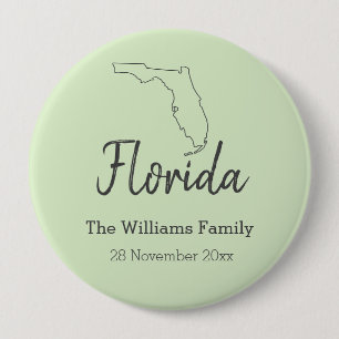 Florida State Karta Personlig Family Reunion Knapp