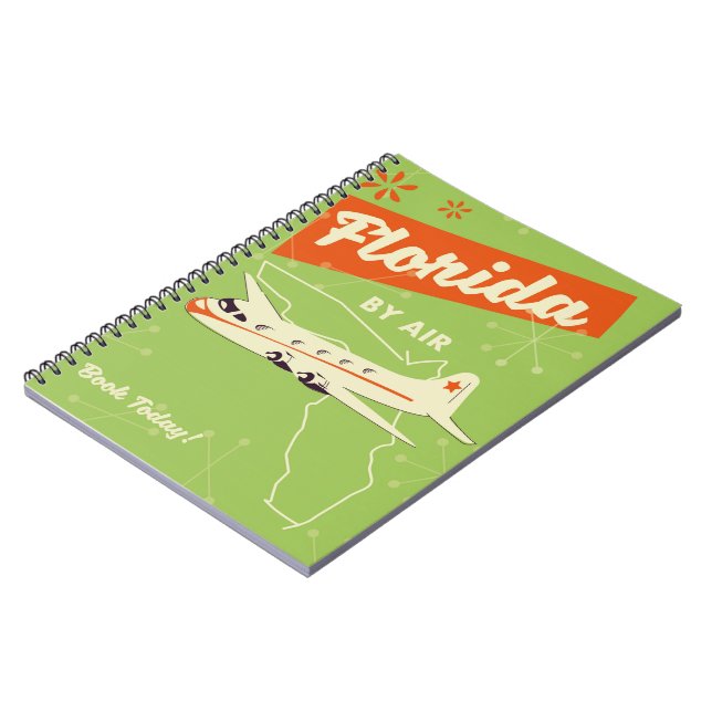 Florida State-retro poster. Anteckningsbok (Vänstra Sidan)