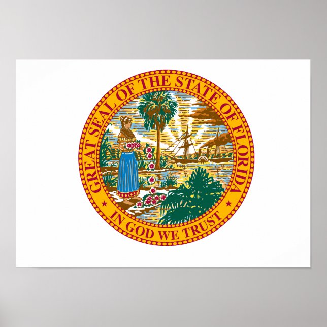 Florida State Seal Poster (Framsidan)