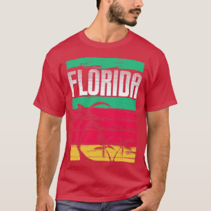 Florida State Summer Vacation Tropical FL Florida T Shirt