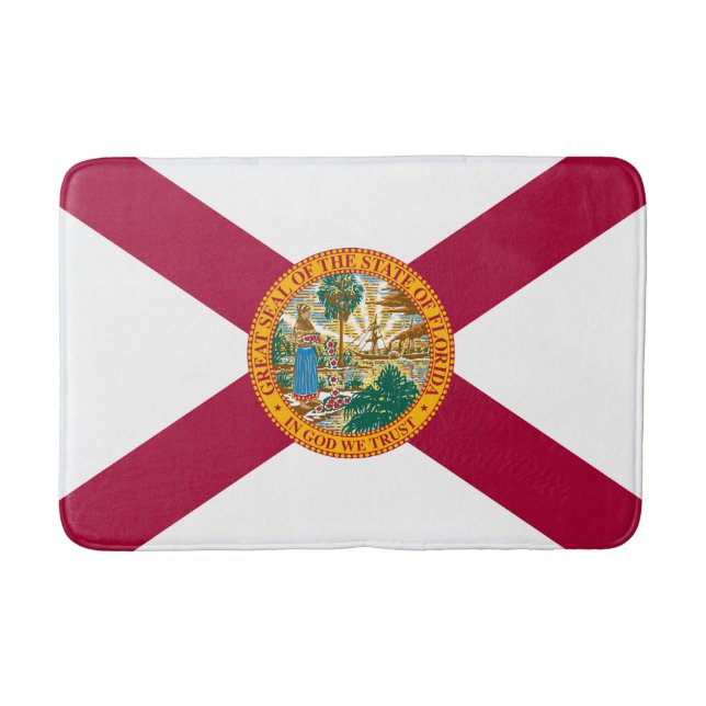 Florida Statlig flagga Badrumsmatta (Framsidan)
