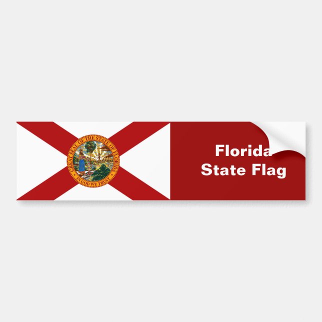 Florida Statlig flagga Bildekal (Framsidan)