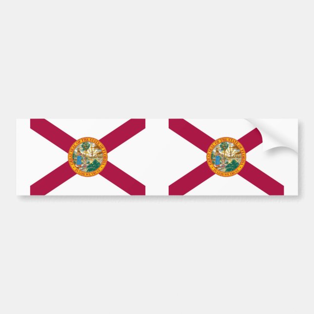 Florida Statlig flagga Bildekal (Framsidan)