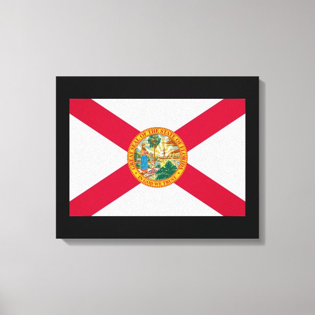 Florida Statlig flagga Design Canvastryck (Framsida)
