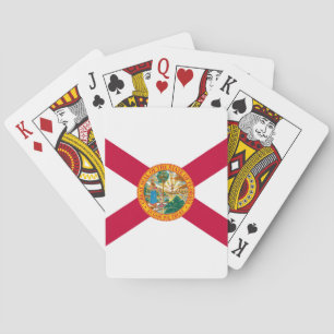 Florida Statlig flagga Design Casinokort
