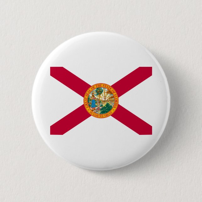 Florida Statlig flagga Design Knapp (Framsida)