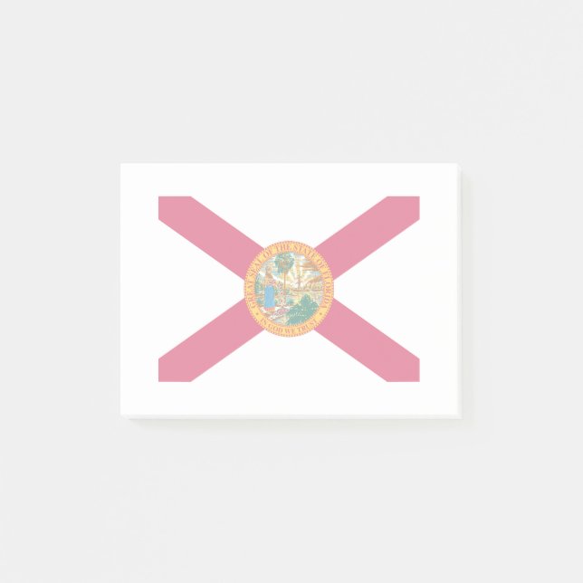 Florida Statlig flagga Design Post-it Block (Framsida)