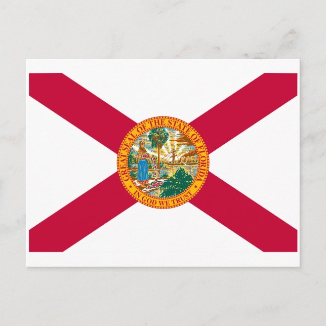 Florida Statlig flagga Design Vykort (Framsida)