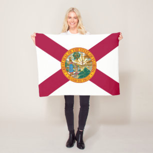 Florida Statlig flagga Fleecefilt